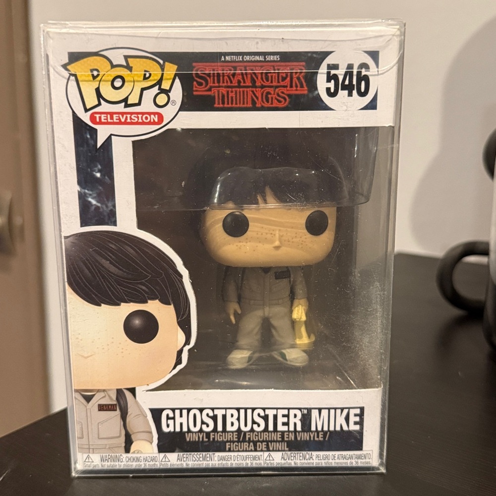 NIB Funko Pop! TV Stranger Things -  546 Ghostbuster Mike: Vinyl Figure